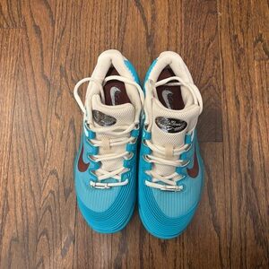 Nike Vapor 12 Aqua Blue Shoes Size 6 1/2